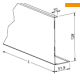 PROFILO DI COPERTURA "U" 3KN