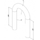 CURVA PER CORRIMANO 180° curva arrotondata