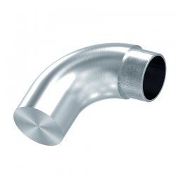RACCORDO PER TUBO terminale curvo 90° lungo