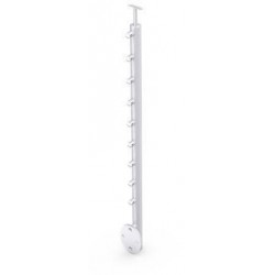 MONTANTE TONDO C/SUPP. LAT. CON ANCORAGGIO LATERALE 2KN L:1180 mm
