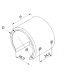 RACCORDO PER TUBO SAGOMATO C/ATTACCO MURO DX E SX
