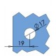 SERRATURA PER ANTA DOPPIA “187 BIS”