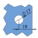SERRATURA PER ANTA DOPPIA “C1+C2”