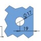 SERRATURA PER ANTA DOPPIA “C3”