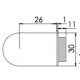 CONTROPIASTRA PER SERRATURA “SYMO 3000/1”