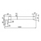 BARRA STABILIZZATRICE “GOFIX” MURO-VETRO PER BOX DOCCIA