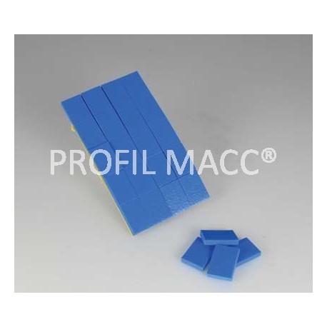 SPESSORI PER VETROCAMERA IN PVC BLU IN ROTOLI